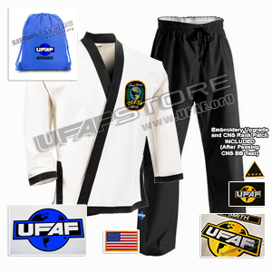 UFAF Affiliate/Crossover Black Belt Uniforms